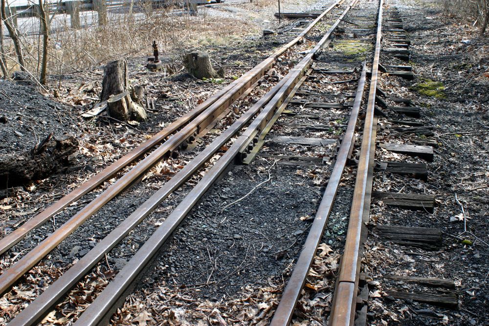 A dual gauge switch in the yard