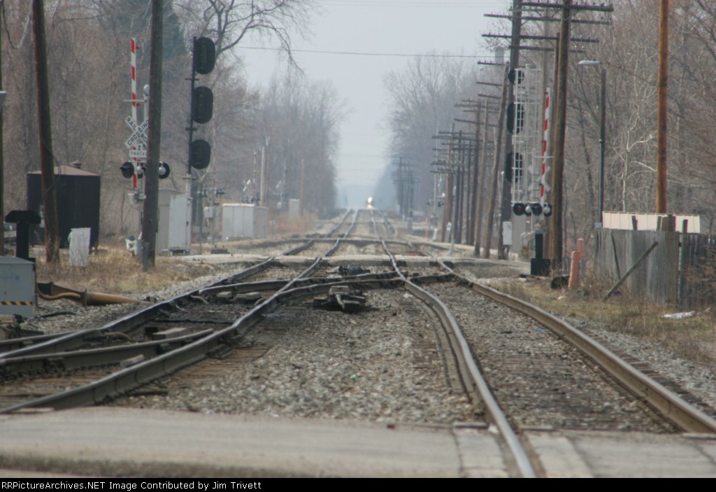 Coal train heading into Ashtabula and to the docks