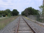 Looking north on the CP toyards Cardigan Junction