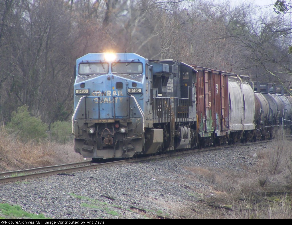 NS 155 switches Augusta Yard