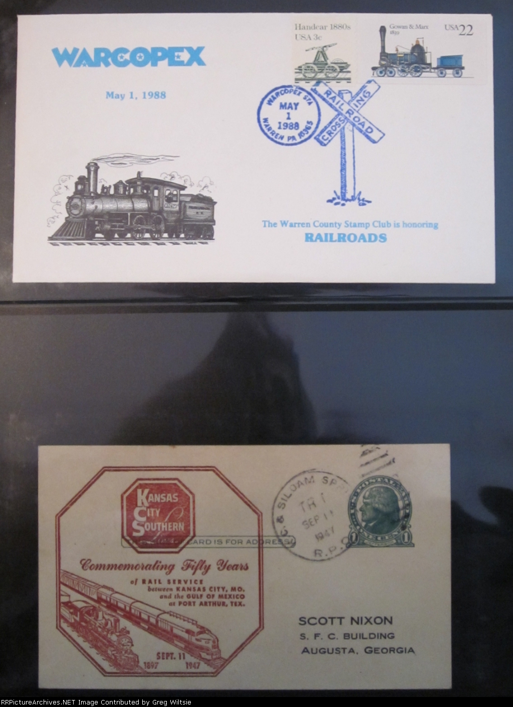 Railroad Postage Stamp Collection
