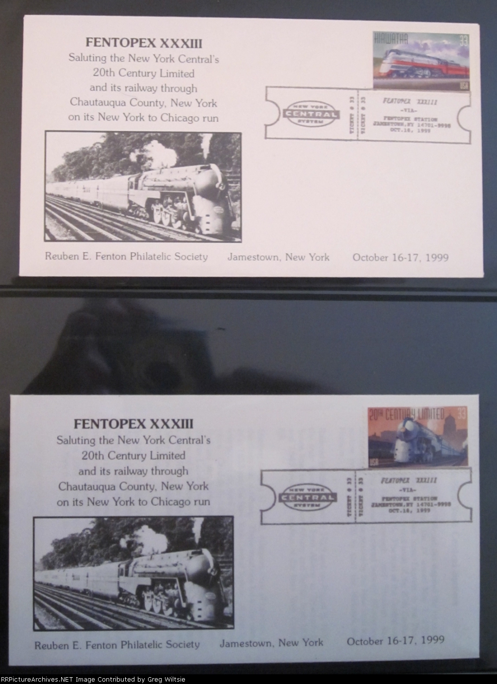 Railroad Postage Stamp Collection