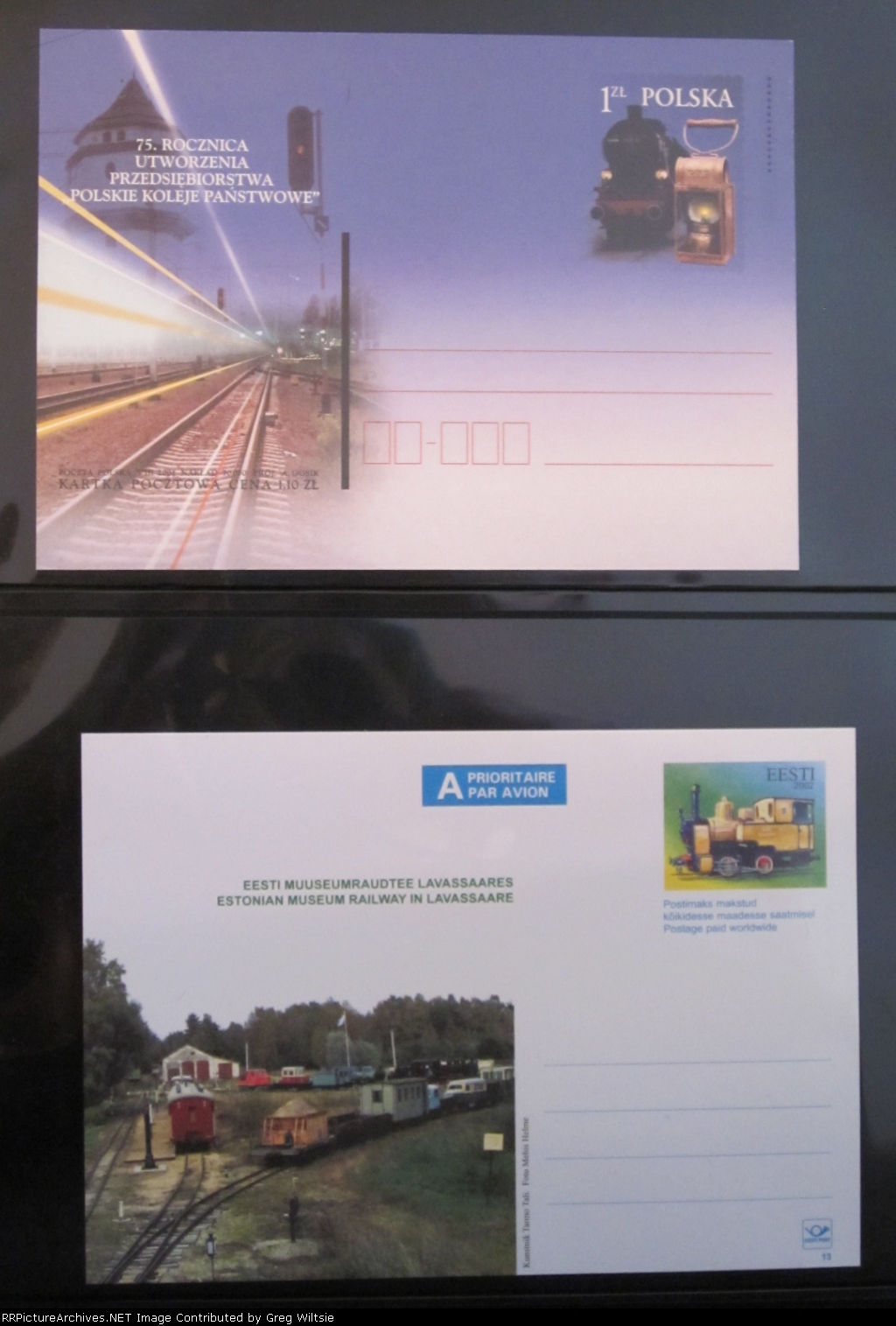 Railroad Postage Stamp Collection