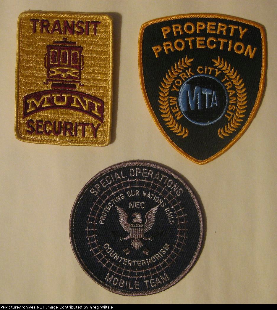 Railroad Police Patches