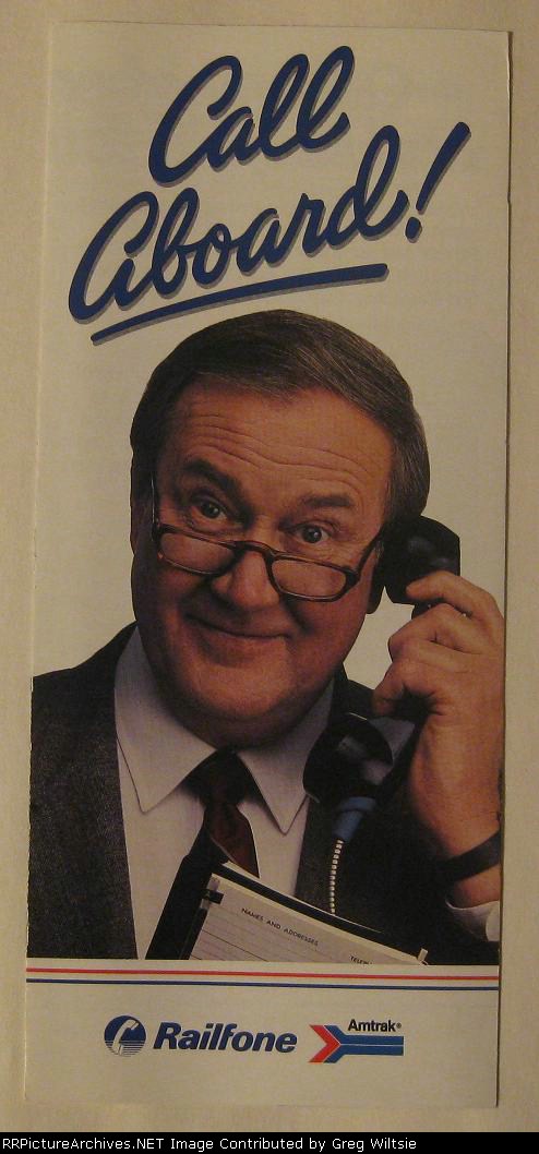 Amtrak Railfone Pamphlet