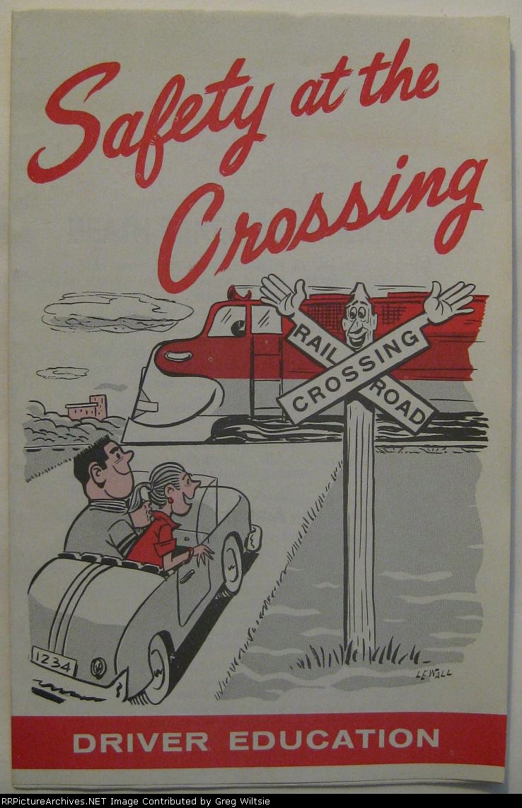 Railroad "Safety at the Crossing" Booklet