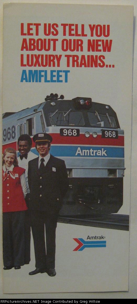 Amtrak Amfleet Pamphlet