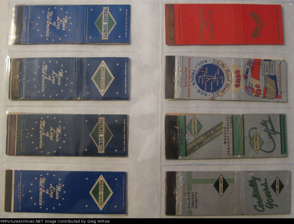 Railroad Matchbook Collection