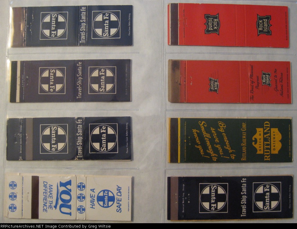 Railroad Matchbook Collection