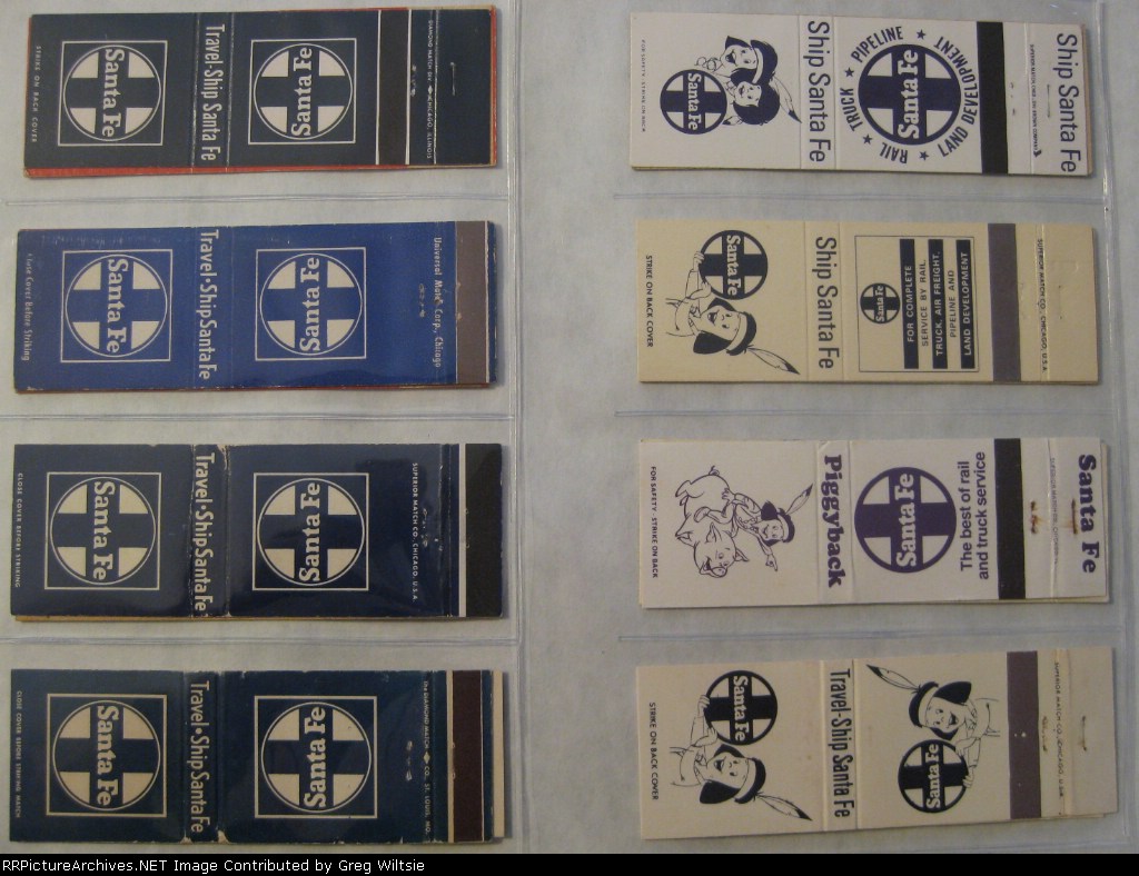 Railroad Matchbook Collection