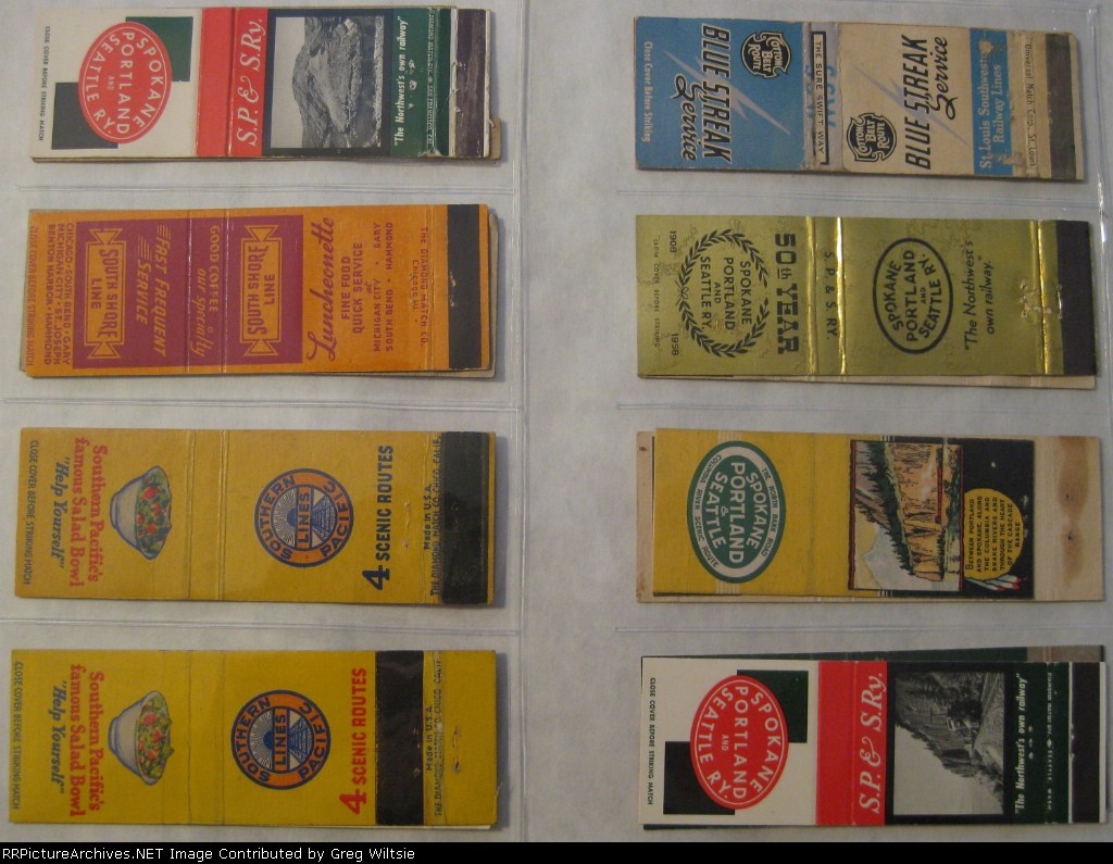Railroad Matchbook Collection