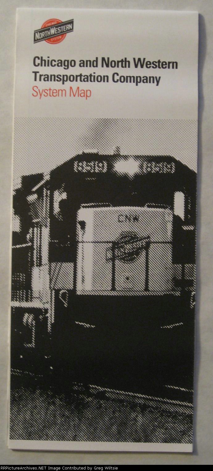 Chicago and Northwestern Rail System Map
