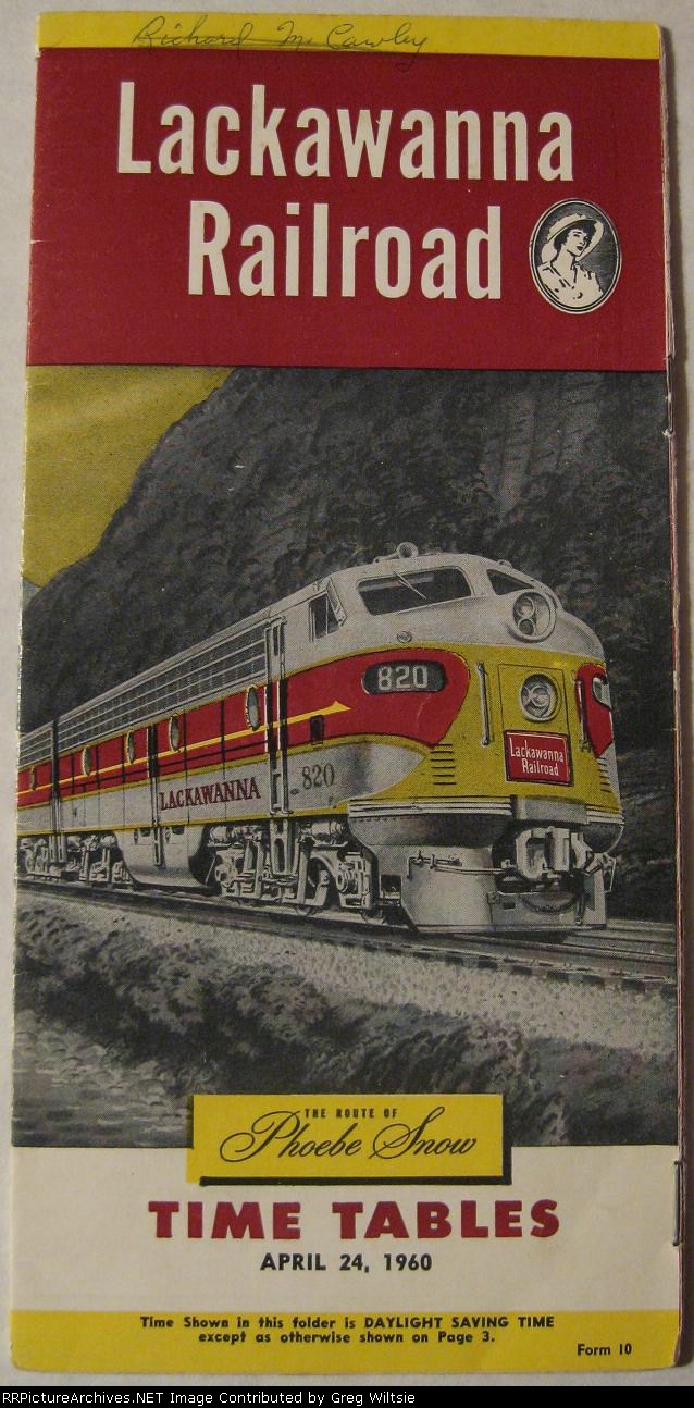 Lackawanna Timetable