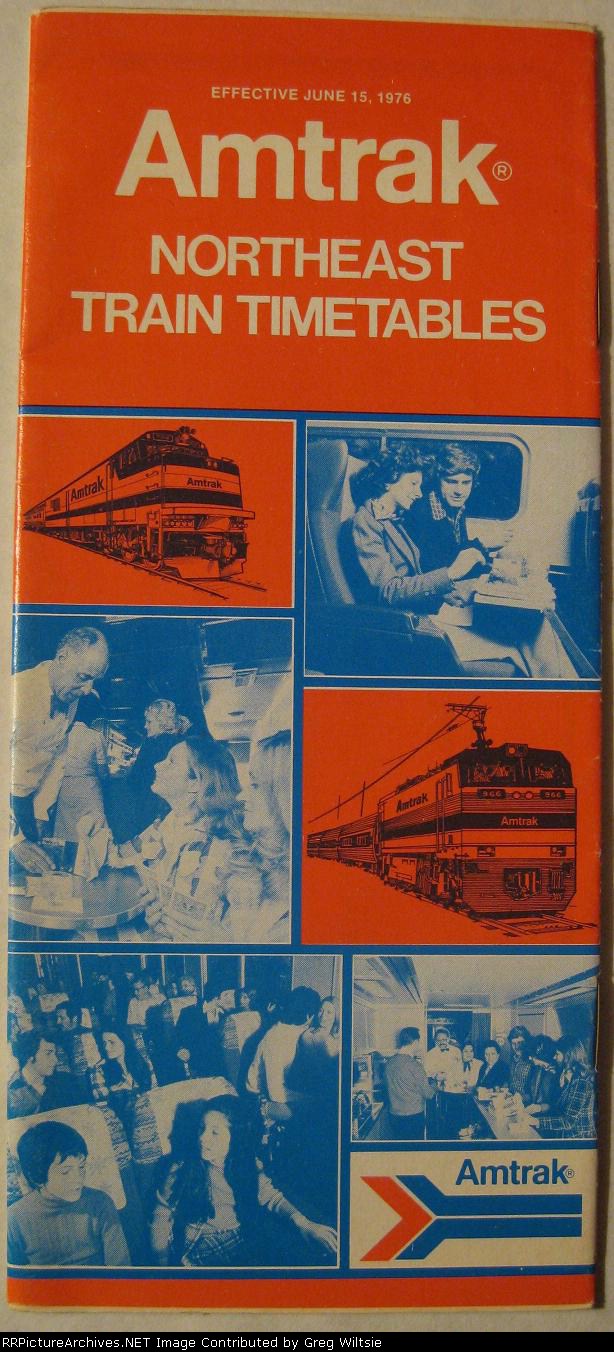 Amtrak Northeast Timetable