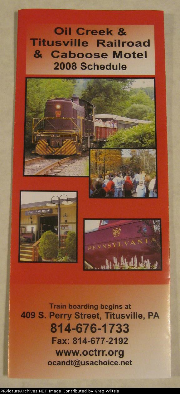 Oil Creek and Titusville 2008 Pamphlet