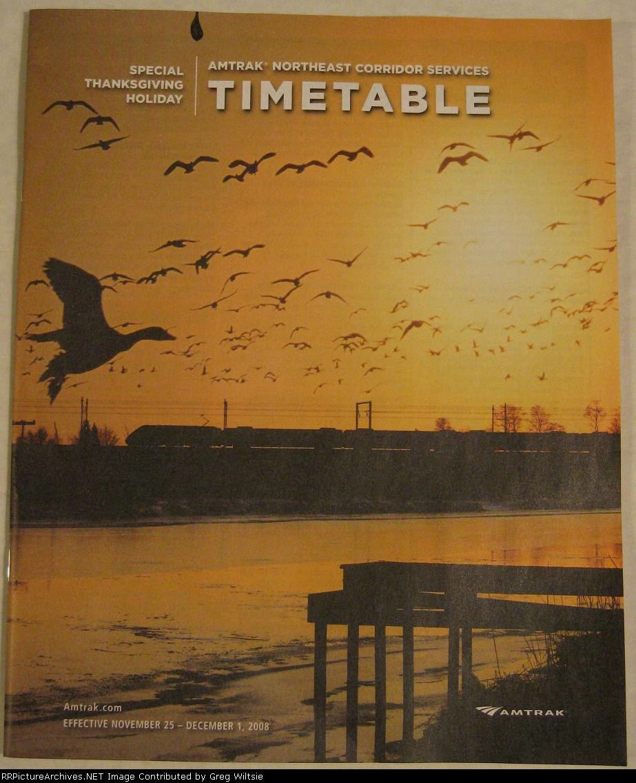amtrak-northeast-corridor-thanksgiving-timetable