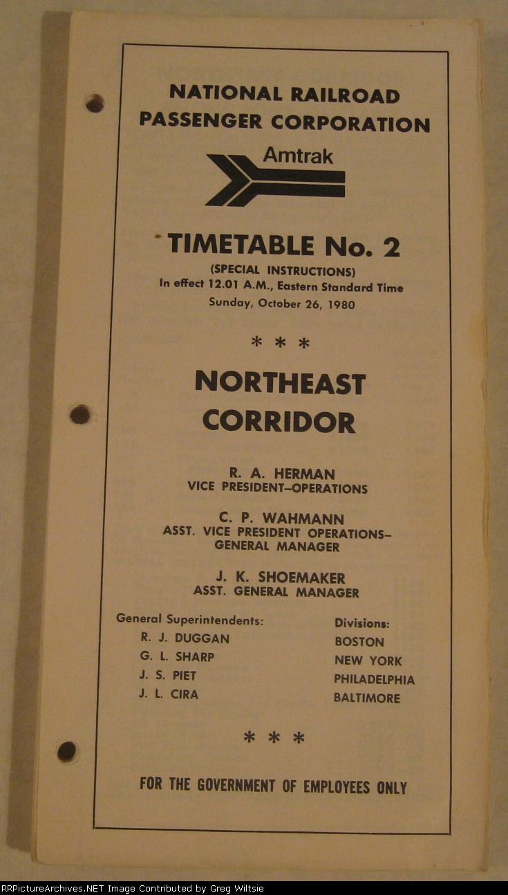 amtrak-northeast-corridor-timetable-number-2