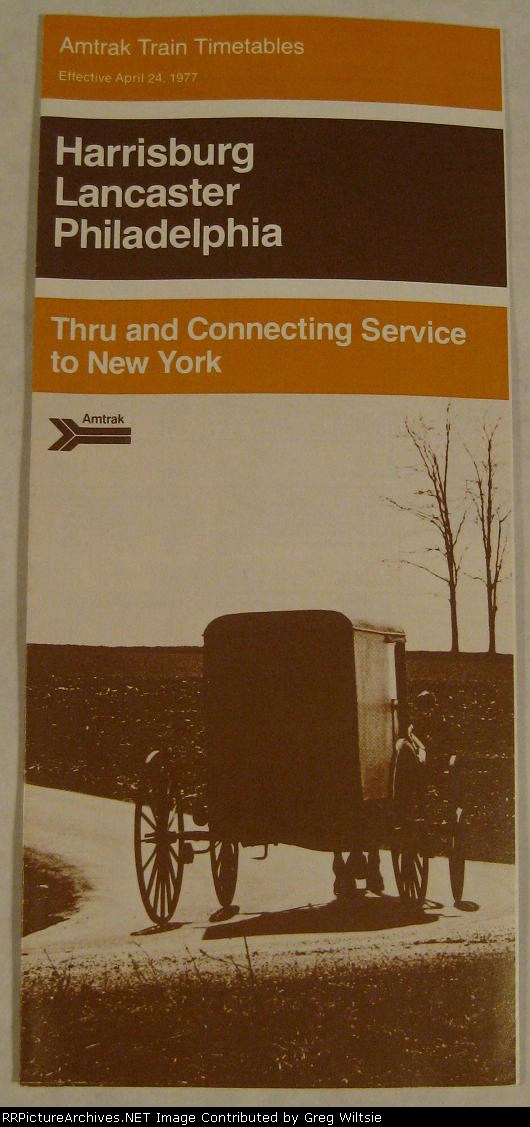 Amtrak Keystone Service Timetable