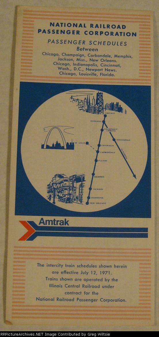 Amtrak Timetable