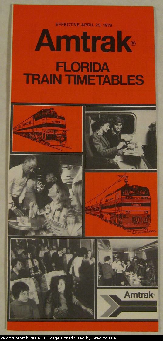 Amtrak Florida Timetable