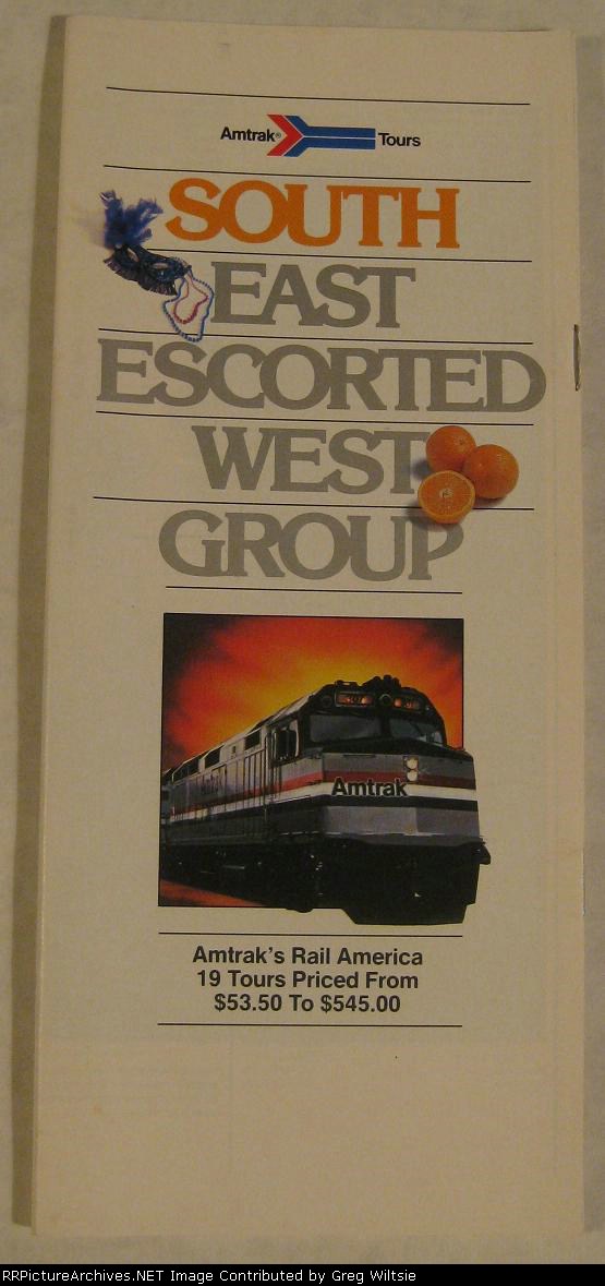 Amtrak Tours South Booklet