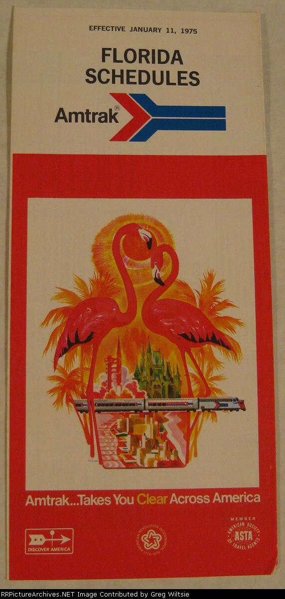 Amtrak Florida Timetable