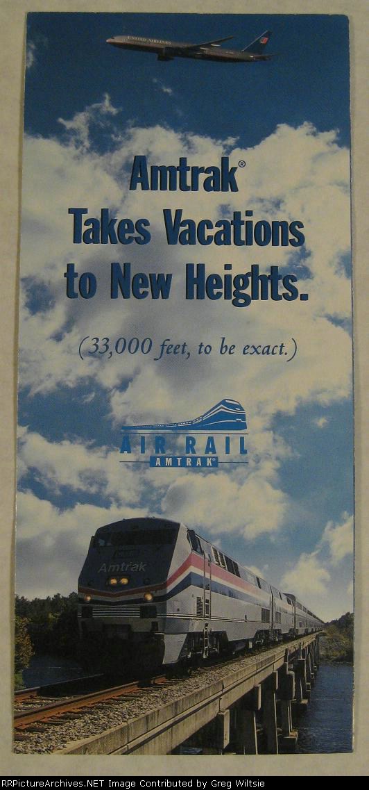 Amtrak Air Rail Pamphlet