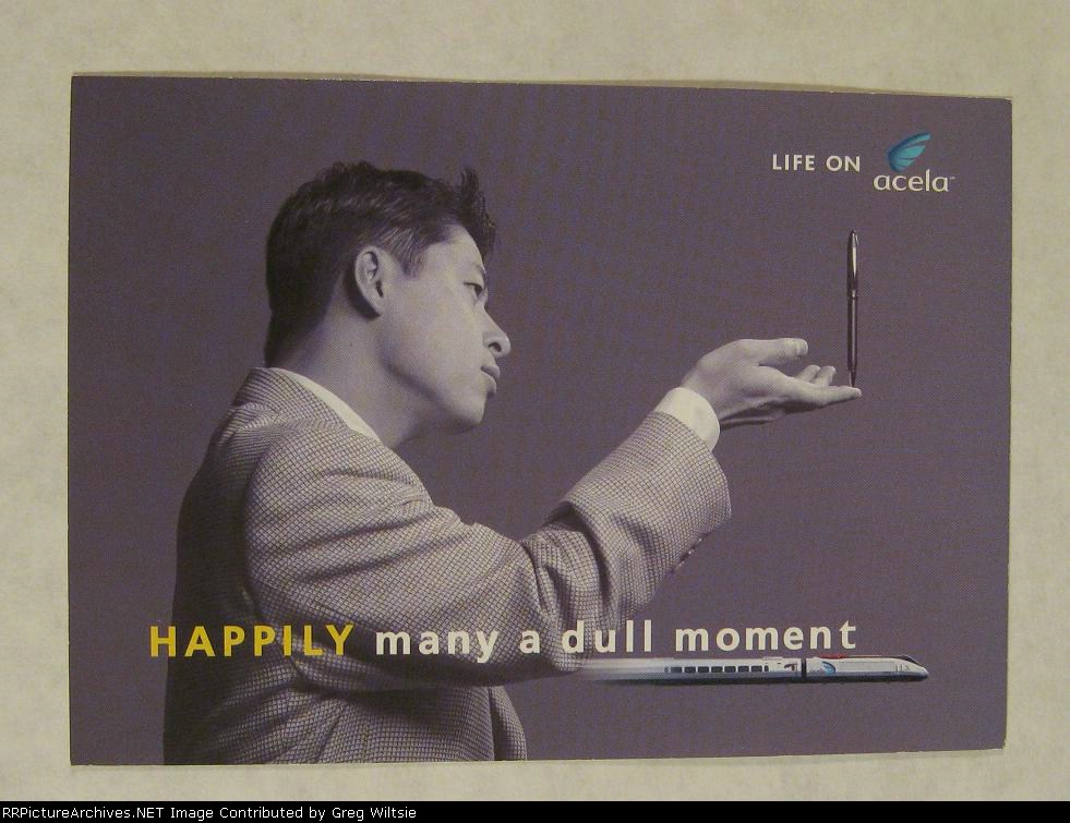 Amtrak Acela Postcard