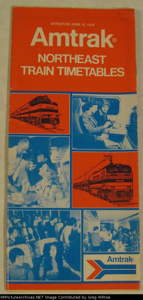 Amtrak Northeast Timetable