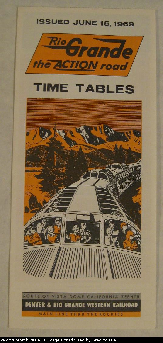 Rio Grande Timetable