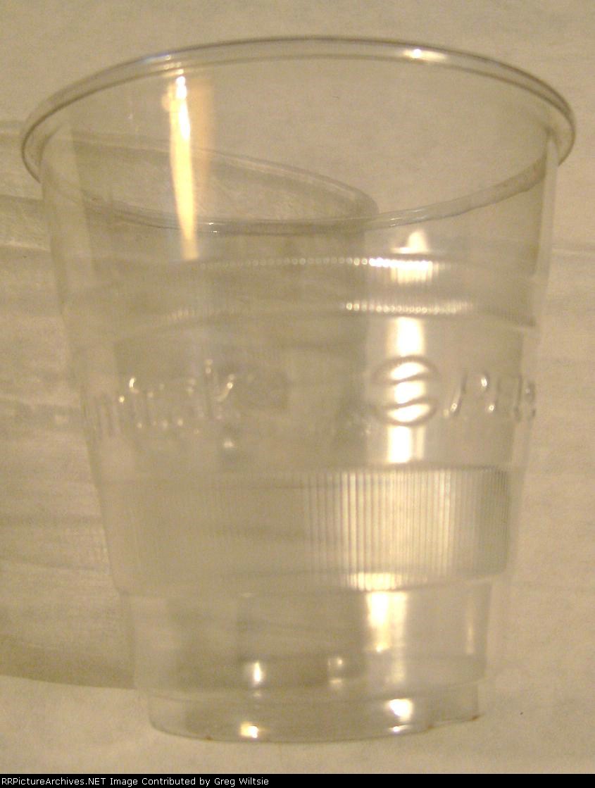Amtrak Pepsi Plastic Glass
