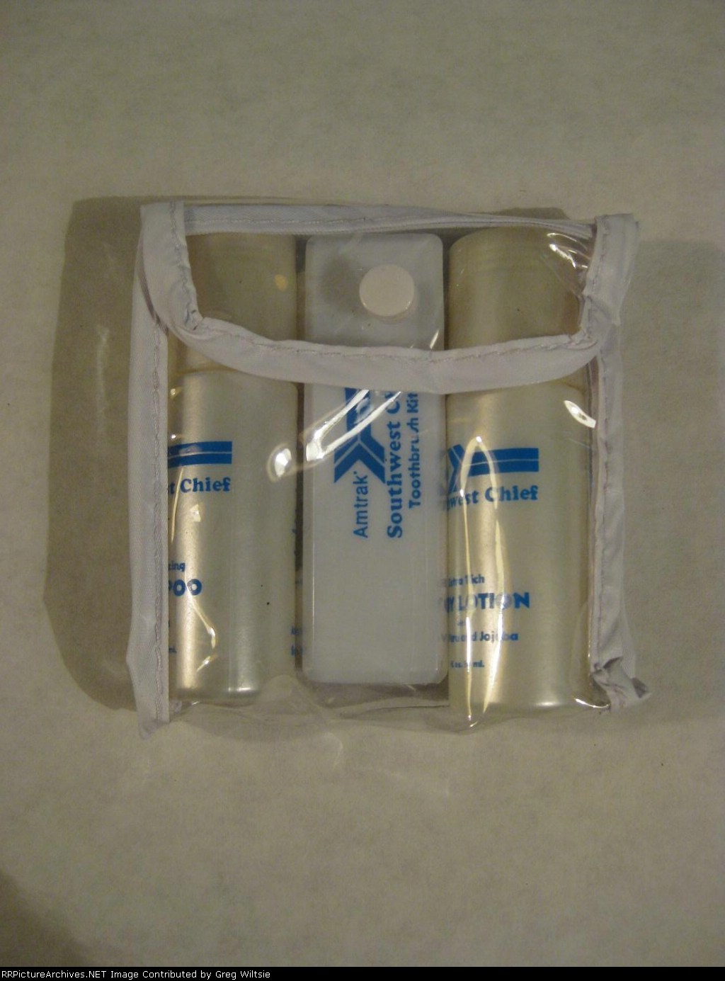 Amtrak Southwest Chief Toliet Set