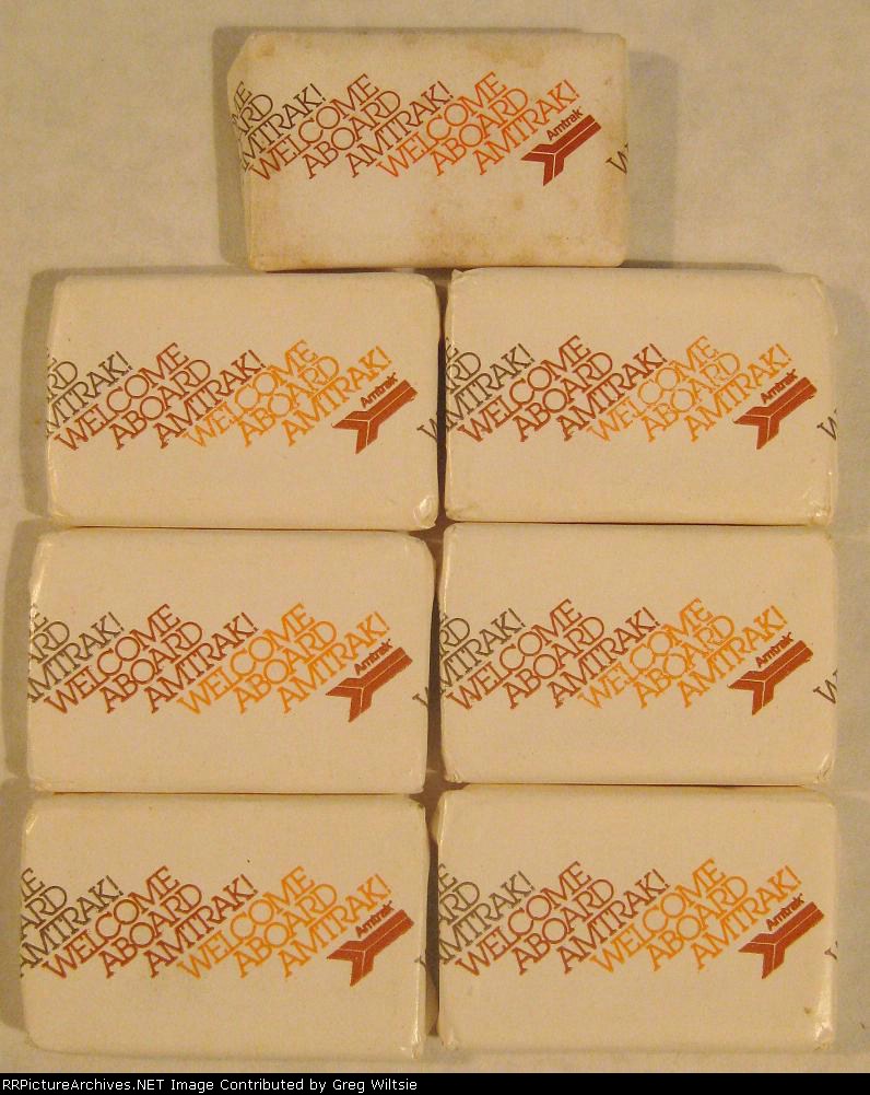 Bars of Amtrak Soap
