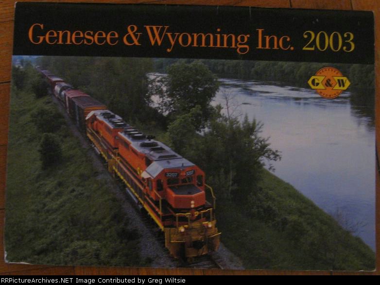 Genesee and Wyoming Industries 2003 Calendar