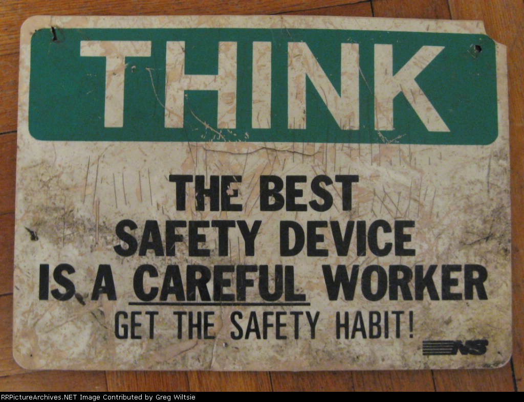 Norfolk Southern Safety Sign