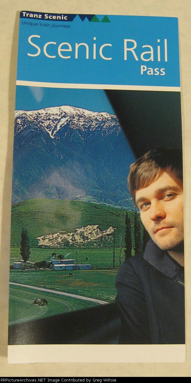 TranzScenic Scenic Rail Pass Booklet
