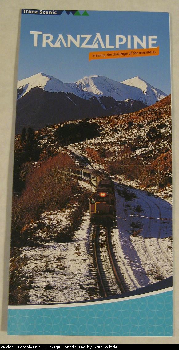 TranzScenic TranzAlpine Booklet