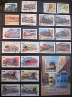 Railroad Postage Stamp Collection