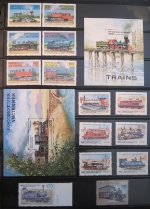 Railroad Postage Stamp Collection
