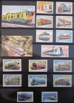 Railroad Postage Stamp Collection