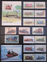 Railroad Postage Stamp Collection