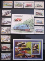Railroad Postage Stamp Collection