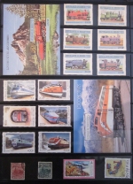 Railroad Postage Stamp Collection