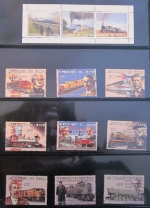 Railroad Postage Stamp Collection