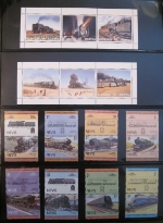 Railroad Postage Stamp Collection