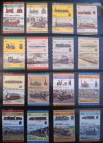 Railroad Postage Stamp Collection