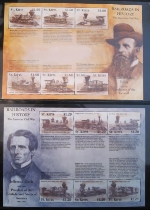 Railroad Postage Stamp Collection