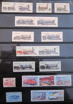 Railroad Postage Stamp Collection