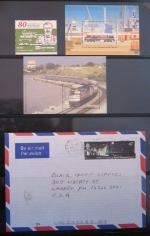 Railroad Postage Stamp Collection