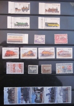 Railroad Postage Stamp Collection